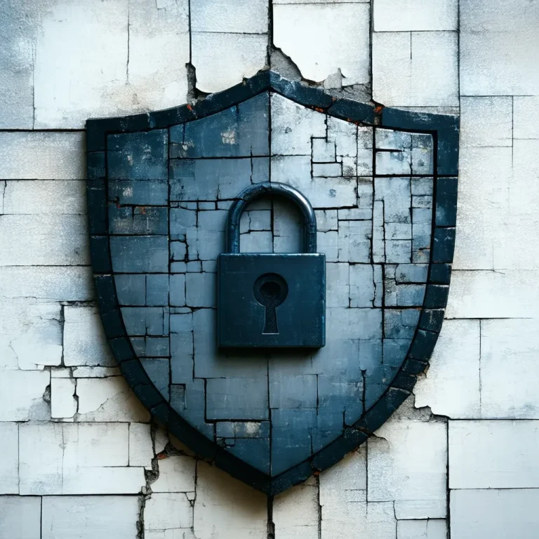 escudo que representa la seguridad online